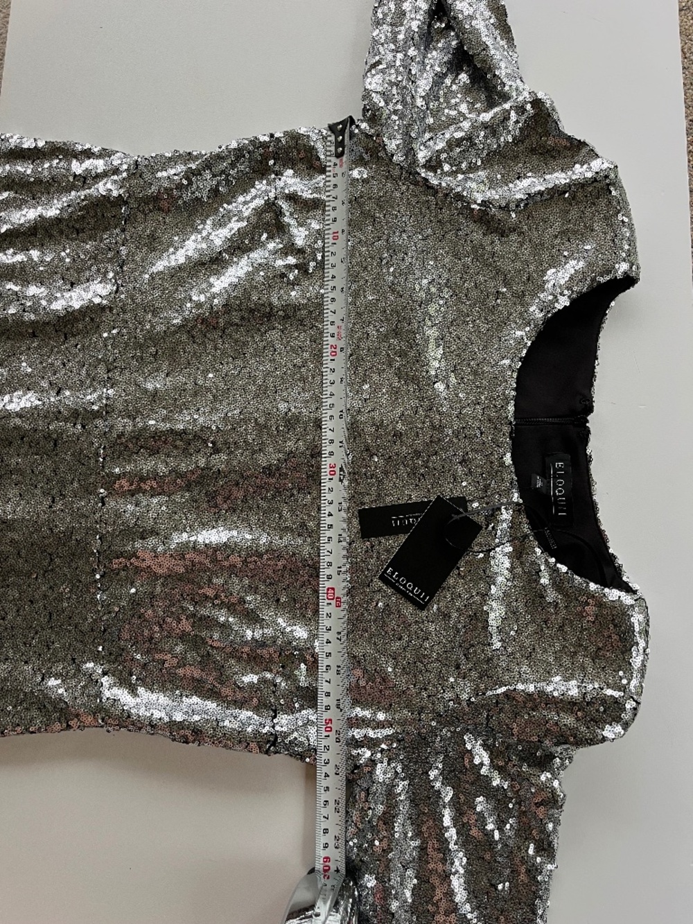 Eloquii long sleeve sequin dress size 16 - Picture 7 of 12